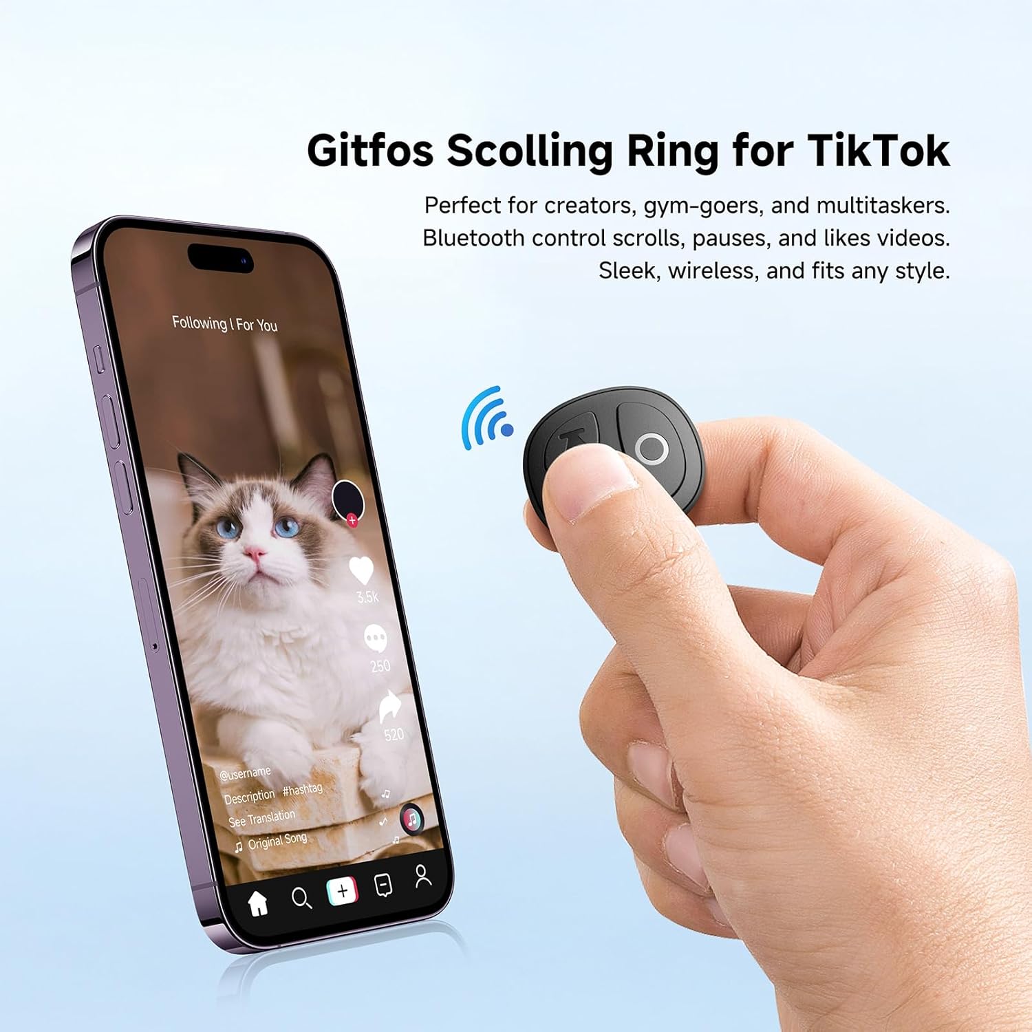 Tiktok Ring Scroller Control | SR-D02