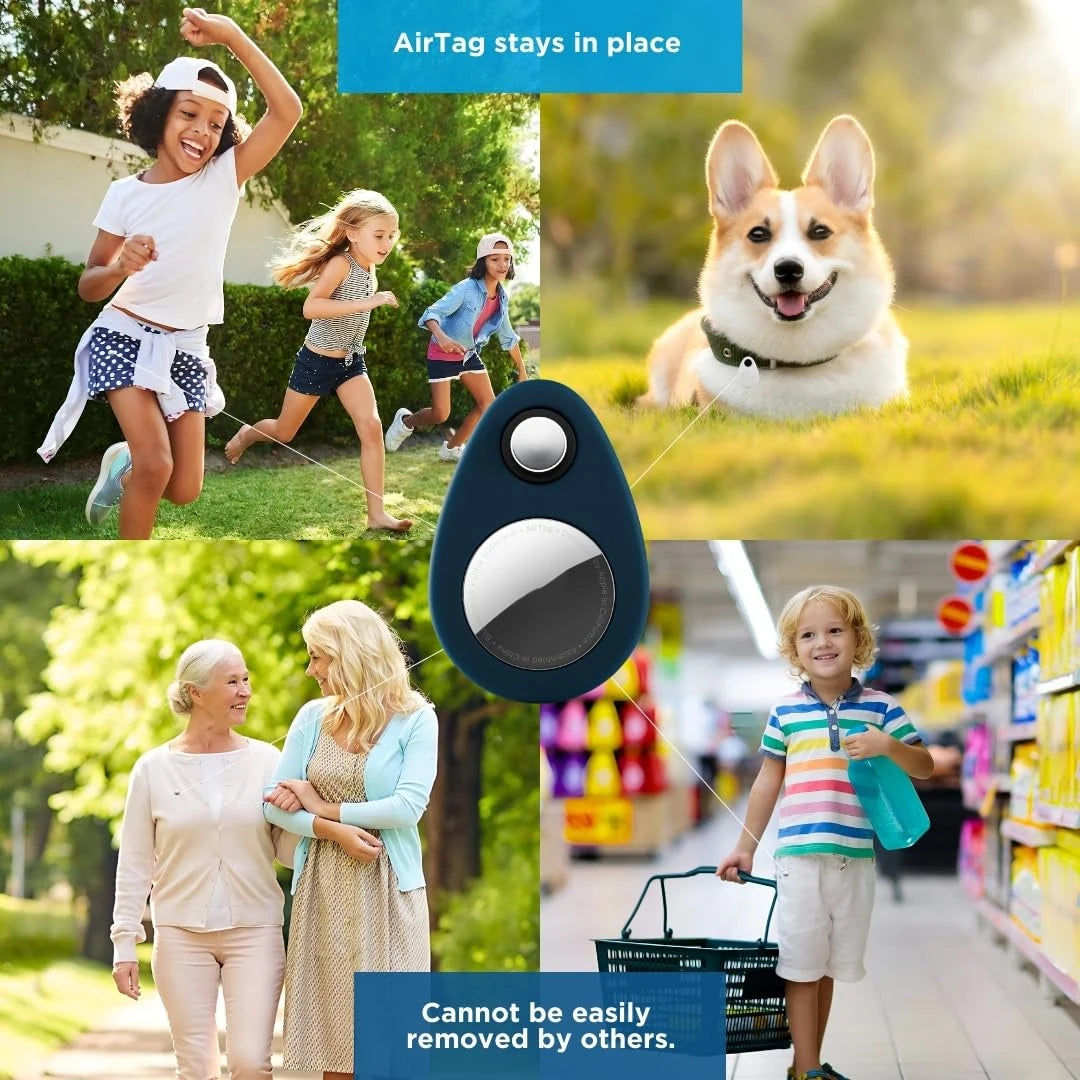 GITFOS Airtag Holder Anti-Removal Silicone Case | A2024