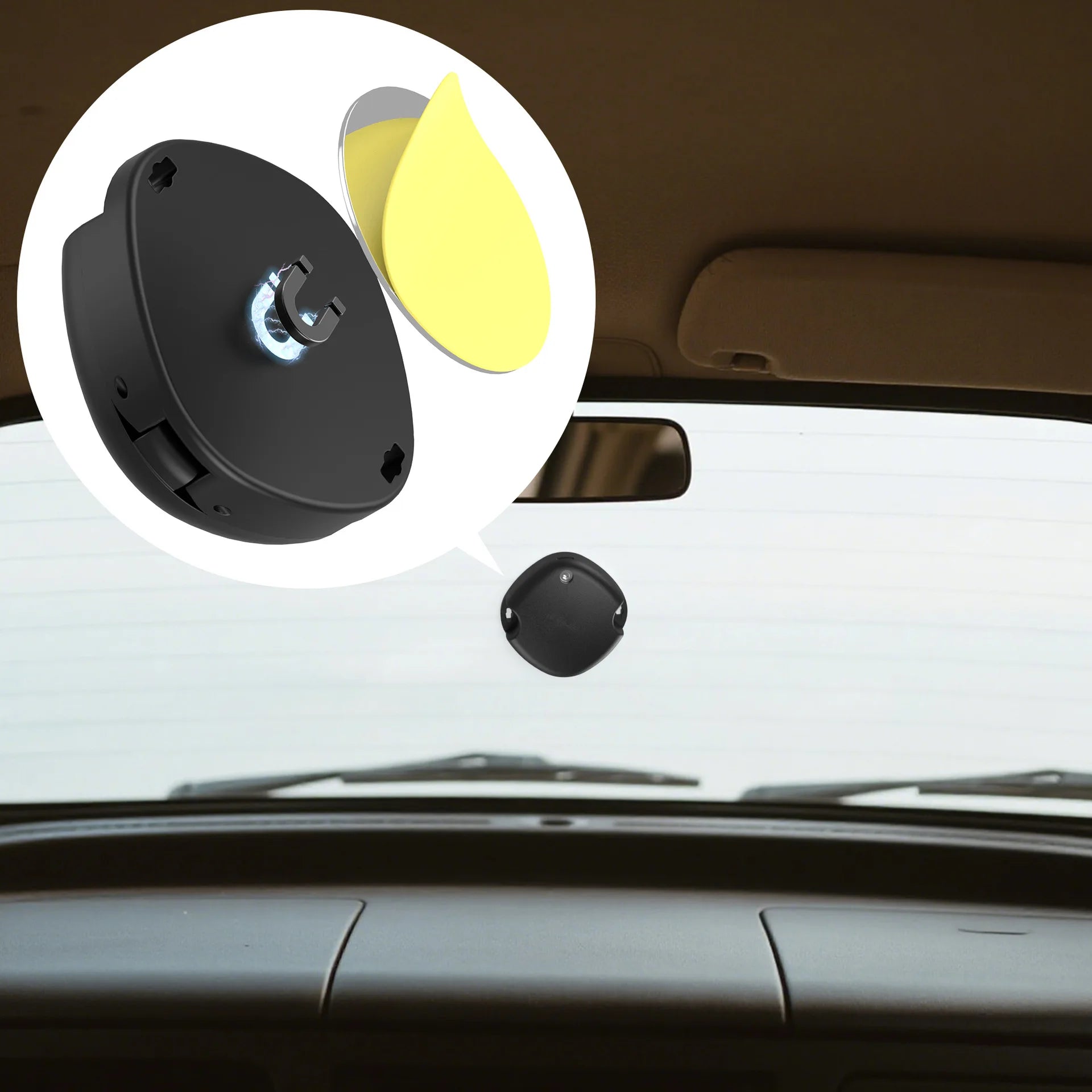 GITFOS Strong Magnetic Case for Airtag Air Tags Adhesive Waterproof | MCP29