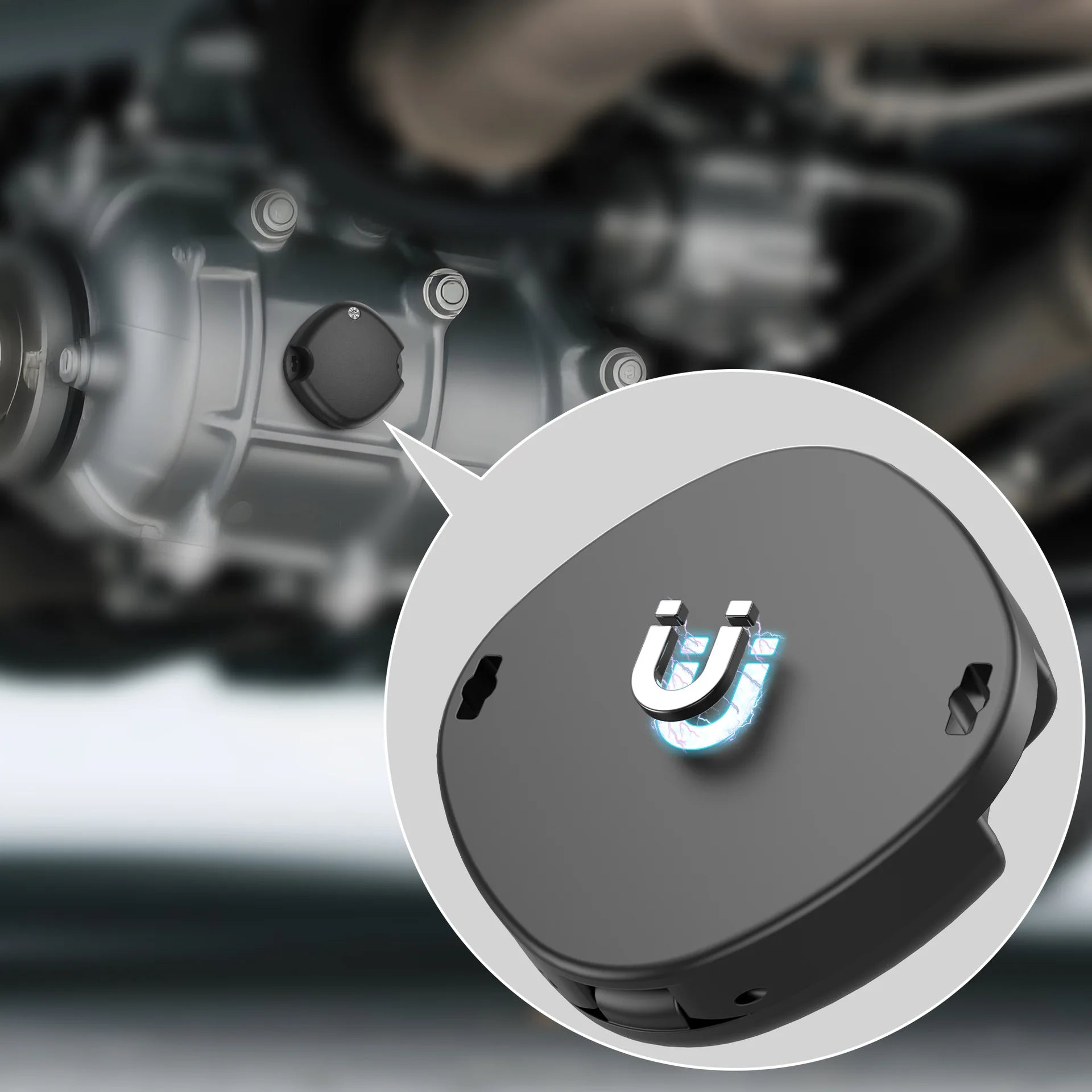 GITFOS Strong Magnetic Case for Airtag Air Tags Adhesive Waterproof | MCP29