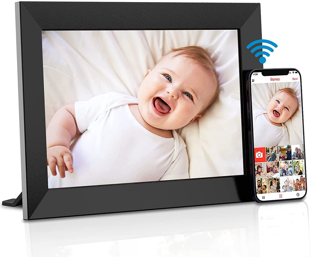 Gitfos 8 Inch Frameo Digital Picture Frame 16GB Digital Photo Frame WiFi with HD IPS Touch Screen