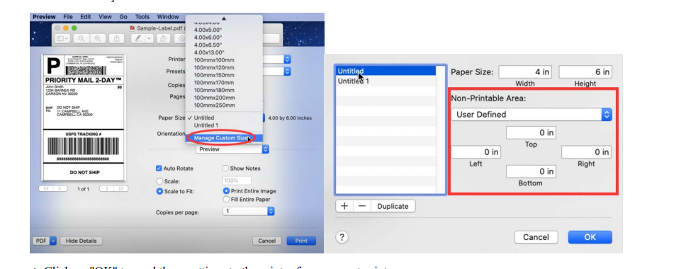 How to adjust Label Margins? (AM-243-BT)