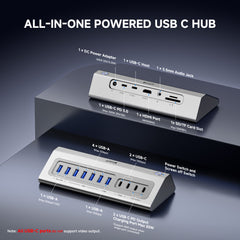 Gitfos 18 in 1 Powered USB C Hub with 4K HDMI | C1Pro