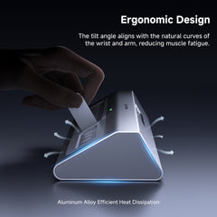 Gitfos Powered USB C Hub with 65W Power Adapter for Laptop, MacBook, iPad | C1