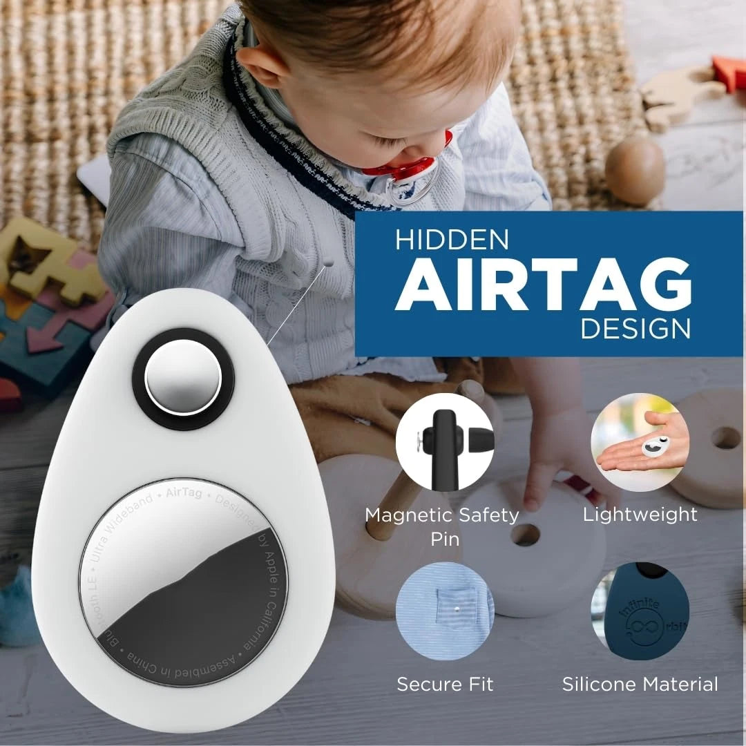GITFOS Airtag Holder Anti-Removal Silicone Case | A2024