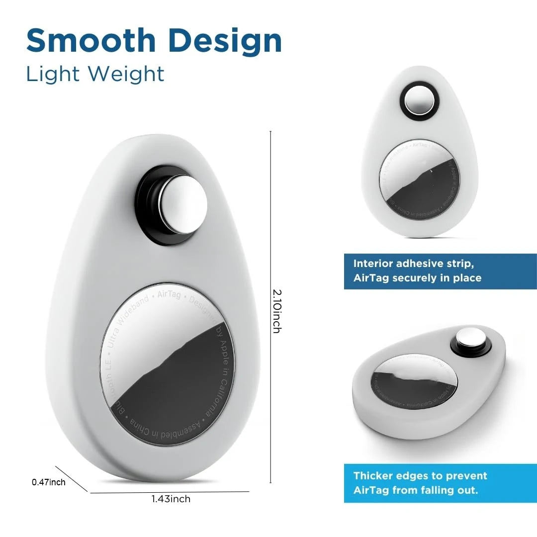 GITFOS Airtag Holder Anti-Removal Silicone Case | A2024