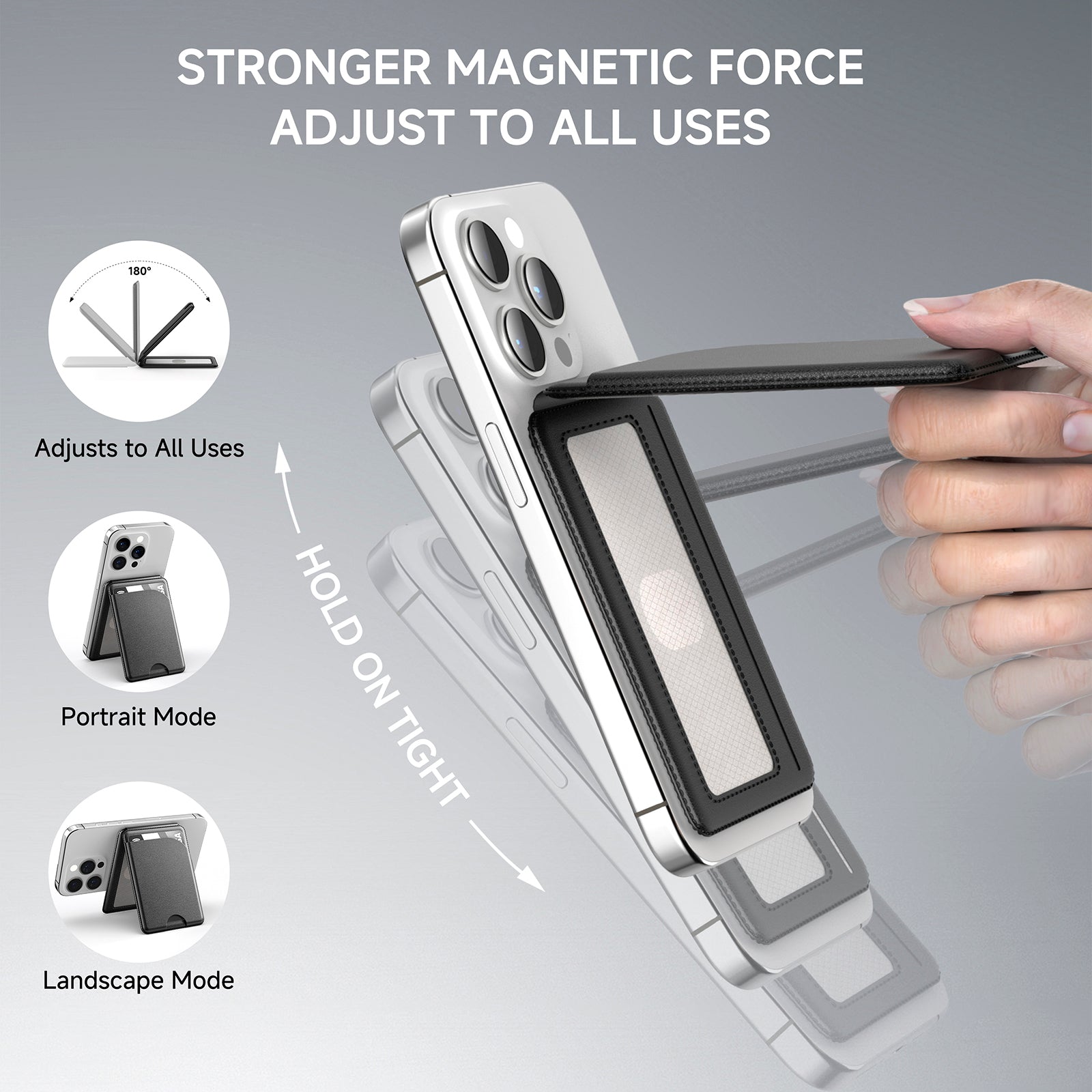 GITFOS Magnetic Wallet Phone Stand for iPhone | DP24825