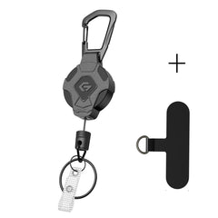 GITFOS Retractable Keychain Badge Reel Strap Holder With Phone clip | GFRK01
