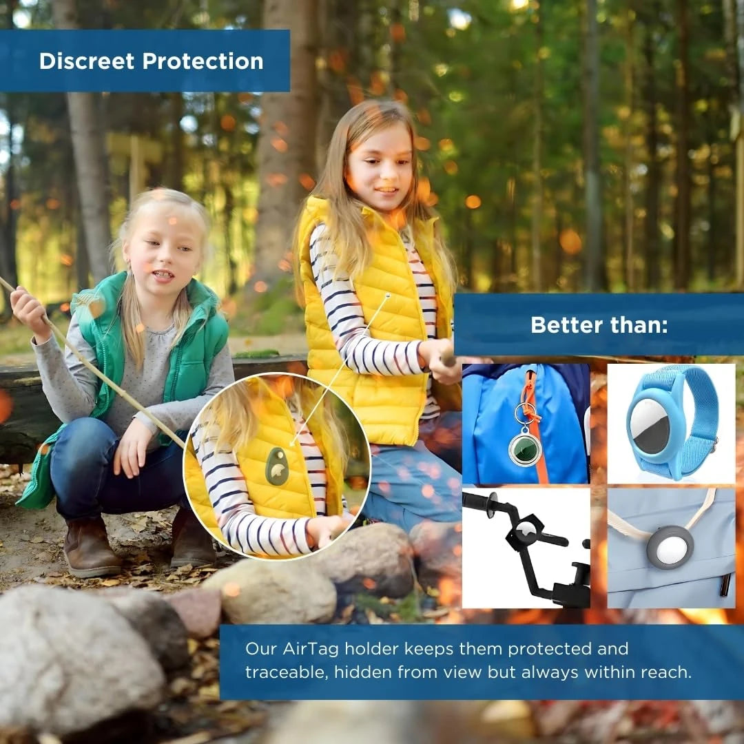 GITFOS Airtag Holder Anti-Removal Silicone Case | A2024