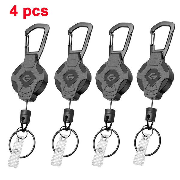 GITFOS Retractable Keychain Badge Reel Strap Holder With Phone clip | GFRK01