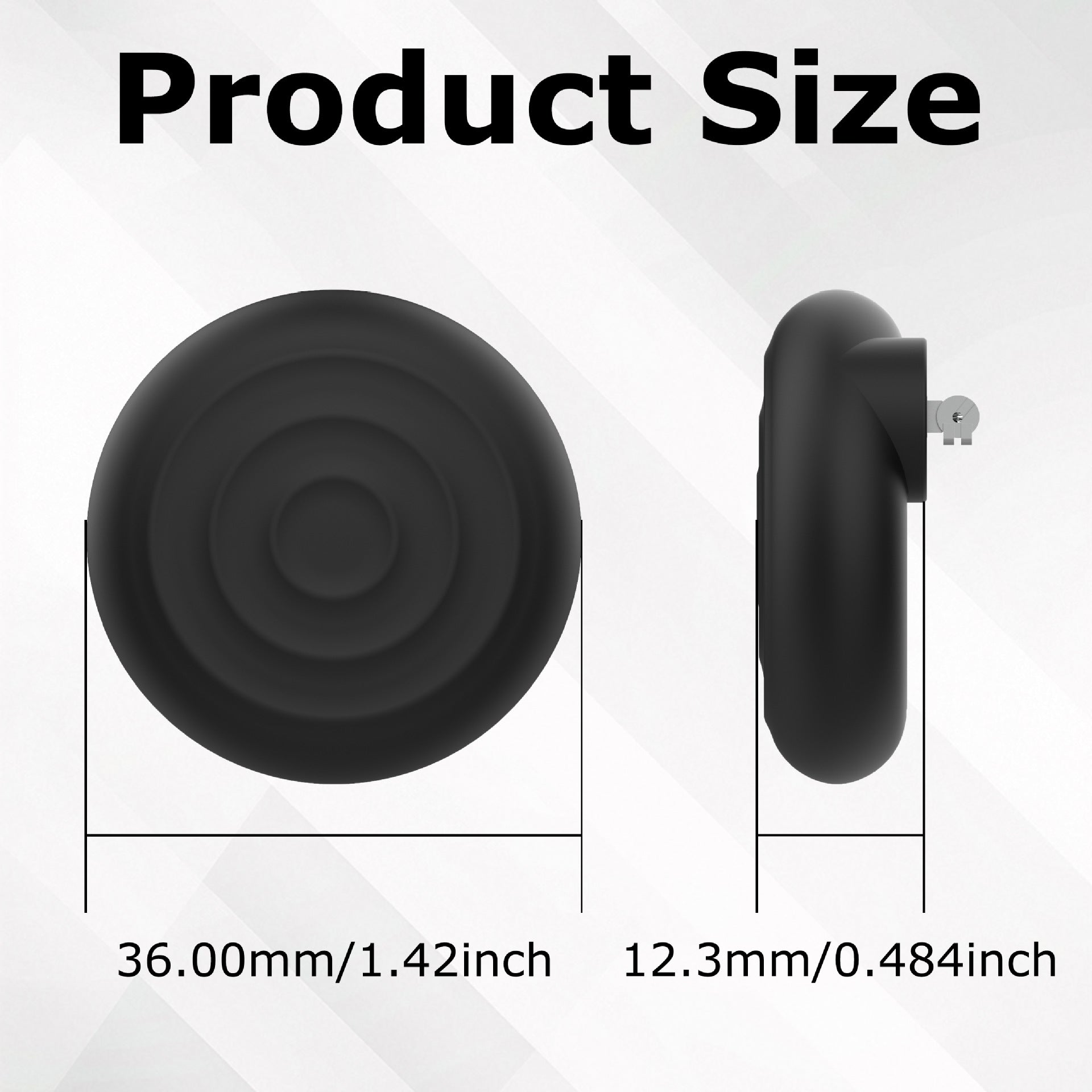 GITFOS AirTag Case with Anti-scratch Air Tag Brooch Pin | MAT76