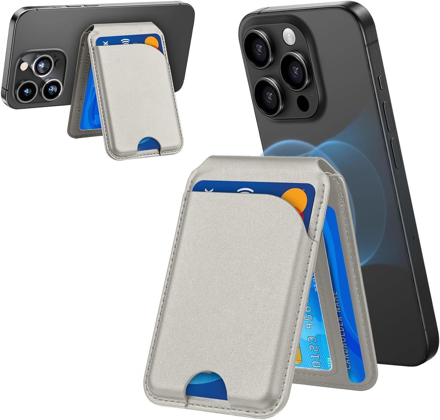 GITFOS Magnetic Wallet Phone Stand for iPhone | DP24825