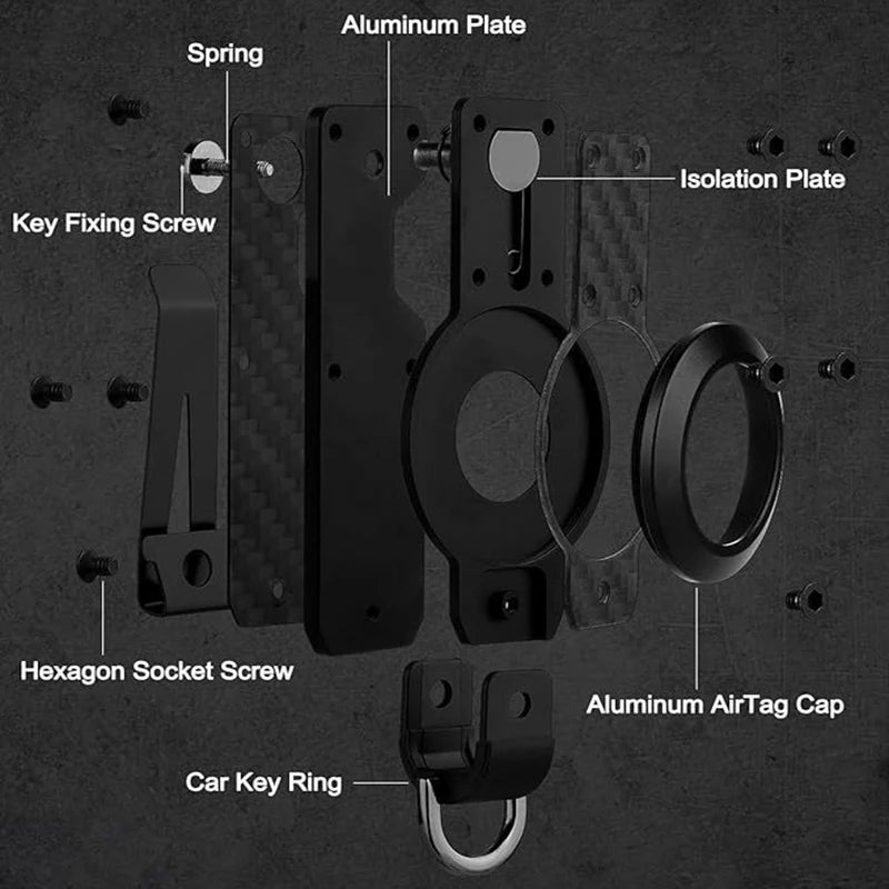 GITFOS Key Organiser Airtag holder Anti-lost Key Chain Case | MT25272