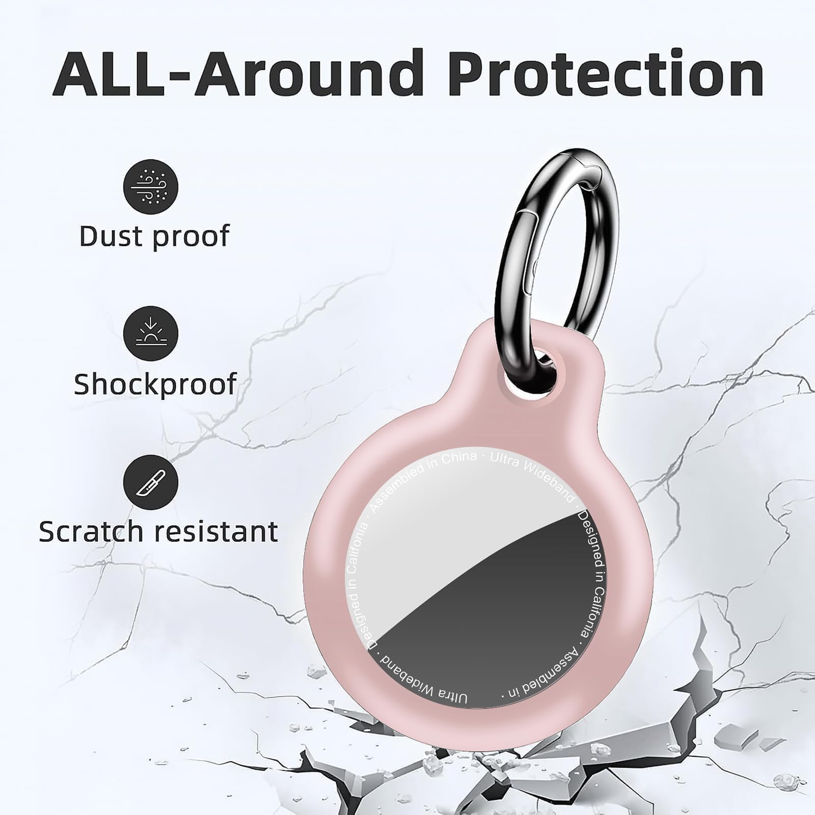 GITFOS Waterproof TPU Case for Apple AirTag Holder | MB1559