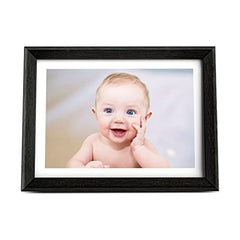 Gitfos 10 Inch Digital Photo Frame with WiFi, Smart Digital Picture Frame with IPS Touch Screen, Wood Effect, 16GB Memory, Share Wonderful Moments Anytime and Anywhere Through Frameo App